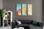 Premium Aluminum Floating Canvas Picture Frames - Brushed Antique Brass - Image 8