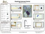 Premium Aluminum Floating Canvas Picture Frames - Brushed Antique Brass - Image 4