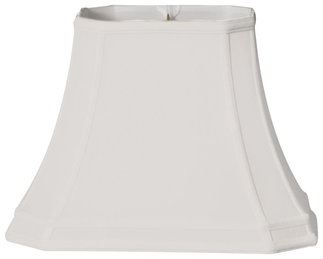 white cut out lampshade