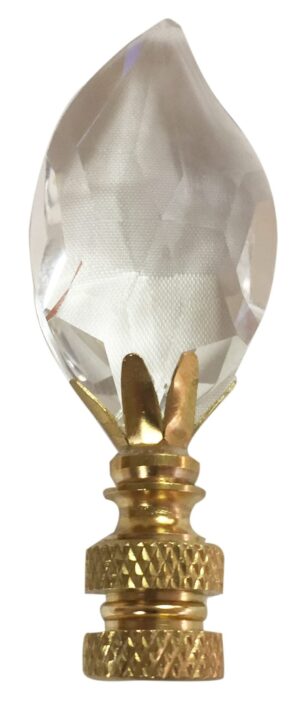 Royal Designs Seashell Lamp Finial for Lamp Shade - Polished