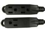 6 Foot Extension Cord - 3 Prong 18 Gauge - Indoor Outdoor - Set of 2 - Image 3