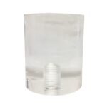 Short Cylinder Clear Lucite Lamp Finial for Lamp Shade 1.5 Inch