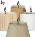 Single Flame Design Lamp Finial for Lamp Shade 4 Inch Multiple Finishes - Image 5