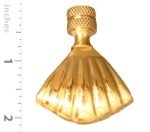 Ceiling Fan Pull Chain with Seashell Finial  Polished Brass - Image 2