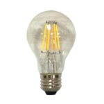 Royal Designs 6 Pack Decorative Clear Indoor or Outdoor A60 Edison E26 Medium Base Dimmable LED Light Bulbs - Image 2
