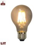 Royal Designs 6 Pack Decorative Clear Indoor or Outdoor A60 Edison E26 Medium Base Dimmable LED Light Bulbs - Image 3
