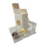 Royal Designs 6 Pack Decorative Clear Indoor or Outdoor A60 Edison E26 Medium Base Dimmable LED Light Bulbs - Image 4