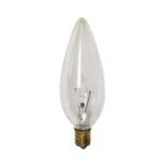 Royal Designs 25 Pack Candelabra Incandescent Light Bulbs 40-Watt CLEAR E12 130V - Image 2