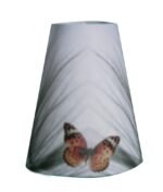 Royal Designs Orange Butterfly on Beach Grass Vellum Paper Wine Glass Tea Light Shade - Party Centerpiece - Set of 20 - Image 2