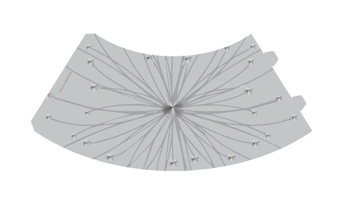 Royal Designs Star Burst Silhouette Vellum Paper Wine Glass Tea Light Lampshade - Party Centerpiece - Set of 20 - Image 4