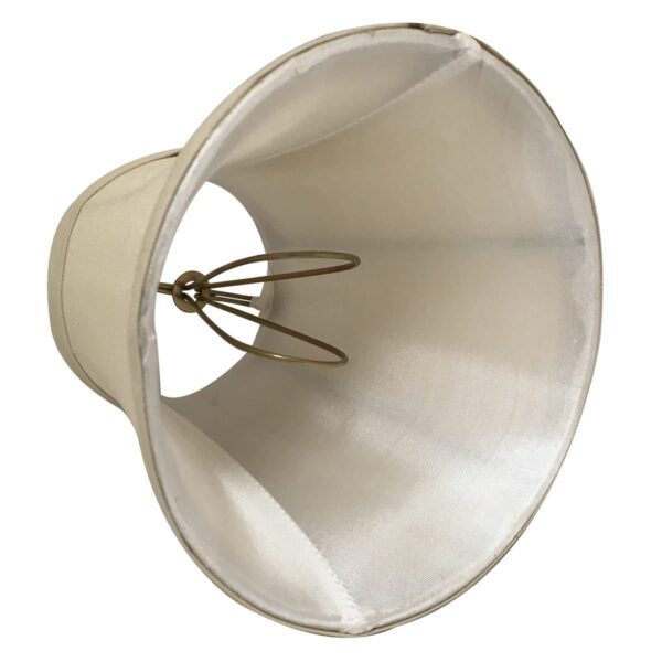 Clip on Soft Bell Chandelier Lamp Shade Flame Clip Fitter, CSO10235BG