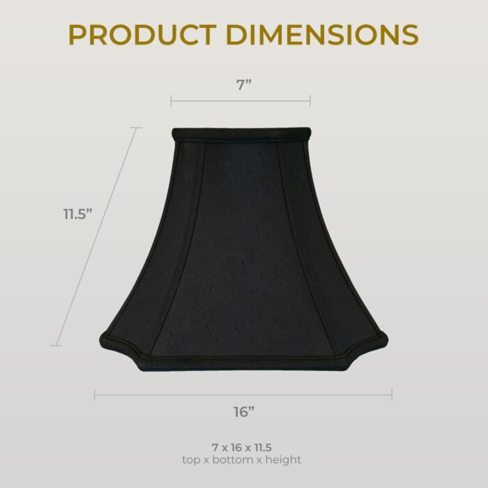 Square Inverted Corner Bell Basic Lamp Shade - Image 3