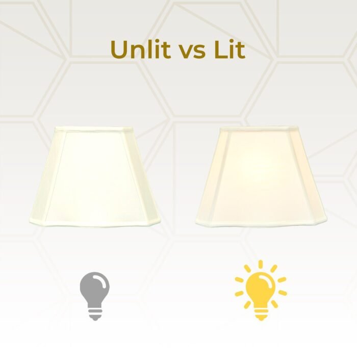 Fancy Bottom Rectangle Basic Lamp Shade - Image 3