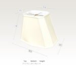 Fancy Bottom Rectangle Basic Lamp Shade - Image 6