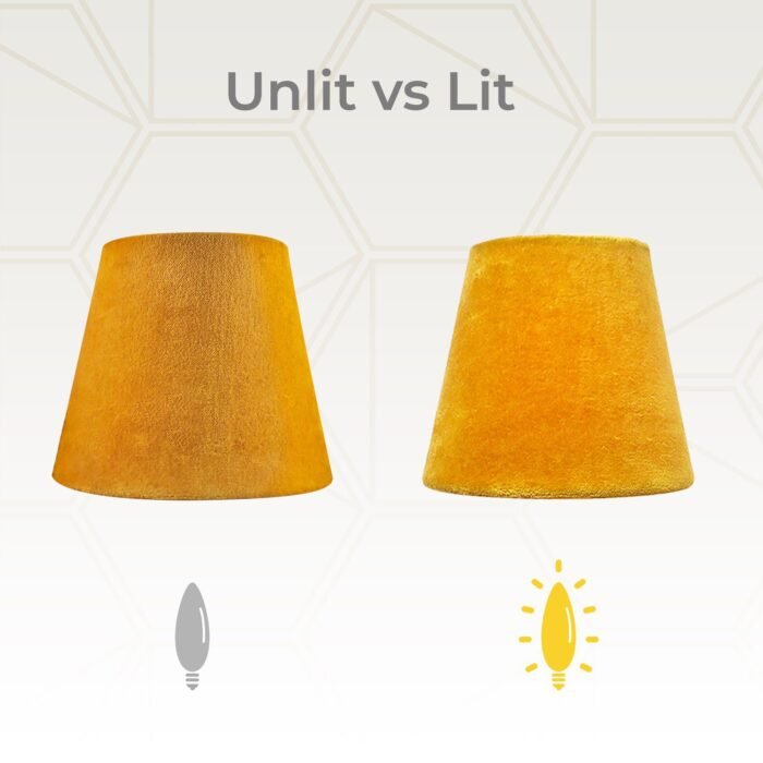 Royal Designs, Inc. Clip On Chandelier Shade Velvet Fabric - Image 2