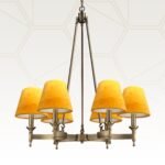 Royal Designs, Inc. Clip On Chandelier Shade Velvet Fabric - Image 5