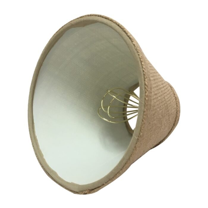 Royal Designs, Inc. Hardback Empire Chandelier Basic Shade Burlap, 3 x 6 x 4.5 - Image 2