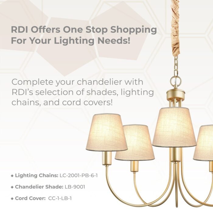 Royal Designs, Inc. Clip On Chandelier Shade Velvet Fabric - Image 6