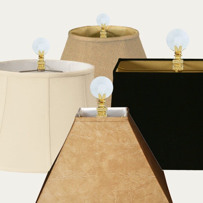 Sun Cut Round 2.5" Lamp Finial Clear Faceted Crystal with Polished Brass Base - Small, Medium or Large - Image 4