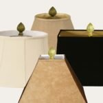 Ribbed Pear Lamp Finial for Lamp Shade 2.25 Inch Multiple Finishes - Image 2