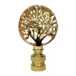Decorative Abundant Tree Finial for Lamp Shade - 2.5 Inch Height - Multiple Finishes - Image 3
