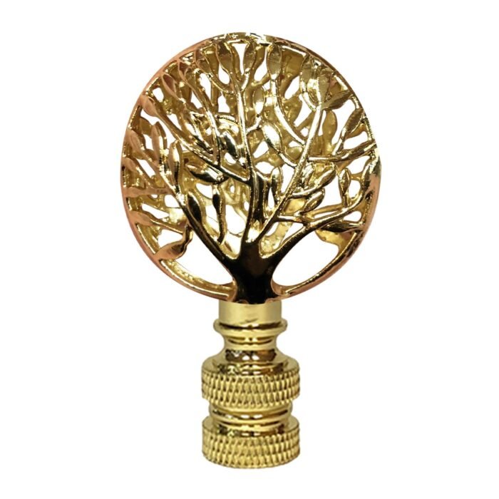 Decorative Abundant Tree Finial for Lamp Shade - 2.5 Inch Height - Multiple Finishes - Image 3