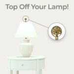 Decorative Abundant Tree Finial for Lamp Shade - 2.5 Inch Height - Multiple Finishes - Image 6