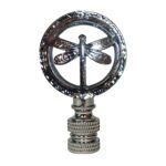 Decorative Hovering Dragonfly Finial for Lamp Shade - 2.5 Inch Height - Multiple Finishes - Image 2