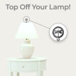 Decorative Hovering Dragonfly Finial for Lamp Shade - 2.5 Inch Height - Multiple Finishes - Image 7