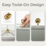 Decorative Botanical Wise Owl Lamp Finial for Lamp Shade 2.5 Multiple Finishes - Image 6