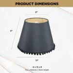 PomPom Deep Empire Hardback Lamp Shade - Image 3