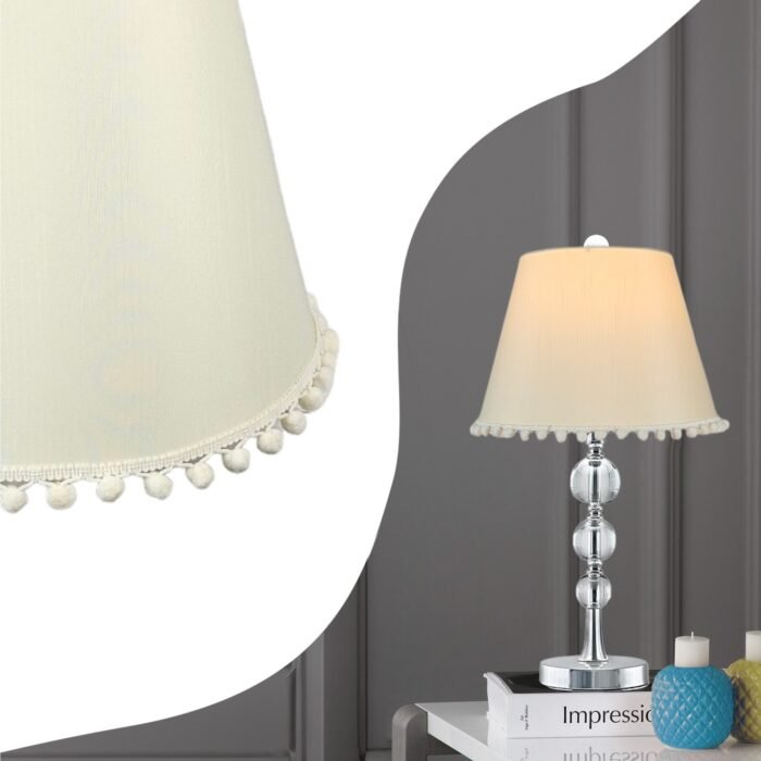 PomPom Deep Empire Hardback Lamp Shade - Image 4