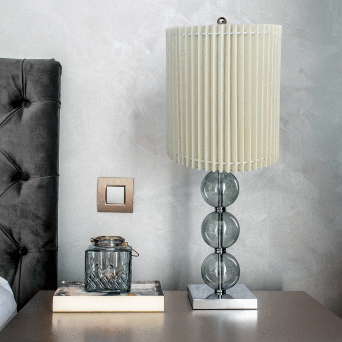 Norah Pleat Do-It-Yourself Easy Assembly Knife Pleated Drum Lamp Shade - Image 9