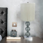 Norah Pleat Do-It-Yourself Easy Assembly Knife Pleated Drum Lamp Shade - Image 10