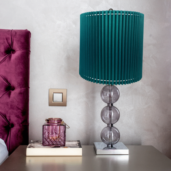 Norah Pleat Do-It-Yourself Easy Assembly Knife Pleated Drum Lamp Shade - Image 5