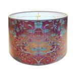 Royal Designs Modern Trendy Decorative Handmade Raspberry Lotus Design Hardback Lamp Shade - Image 2