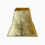 Royal Designs, Inc Square Bell Gold Leaf Shade, Handmade in USA