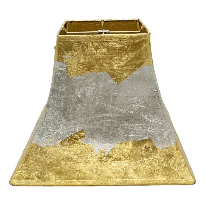 Royal Designs, Inc Square Bell Gold Leaf Shade, Handmade in USA - Image 5