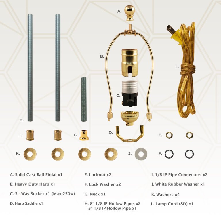 Royal Designs DIY Lamp Making Kit - Make, Refurbish, and Repair ...