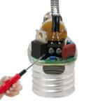 Royal Designs, Inc. Dimmer Lamp Socket, Paper Insulator E26 Medium Base Incandescent or Dimmable LED Compatible, Vintage Turn Knob - Image 4