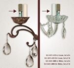 4" Cream Chandelier Socket Covers with Paper Insulation - Image 4