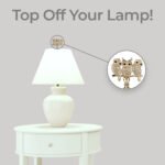 Royal Designs, Inc. Rhinestone Owl Trio Finial for Lamp Shade - Image 5